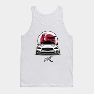 infiniti q50 stanced white Tank Top